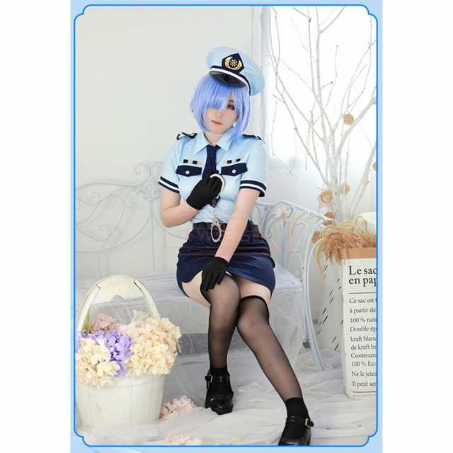 Re：ゼロから始める異世界生活 グッズ レム 犬耳巡査服 婦人警官 制服